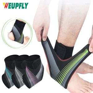 Ankle Support 1Pair Adjustable Compression Brace - Protect Against Pain Relief For Sprains Arthritis And Torn Tendons In Foot