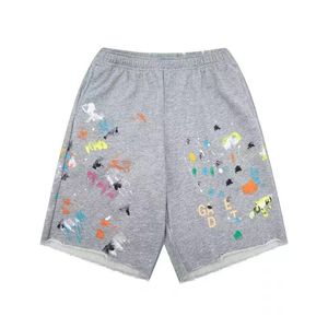 pantaloncini da uomo dipinti casual splash square gallery shorts shorts pantaloni da basket per golf europeo e americano High Street Sorts Shorts Camo Shorts 6GC0