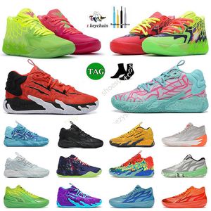 Męskie butę piłkarską MB.01 02 lo buty do koszykówki mb.03 toksyczne Queens City Rock Ridge Red Blast Buzz City UNC Designer OG Sports Sneakers Men Treners