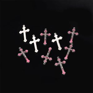 Halsketten 100 Stück/religiöser Jesus-Mary-Joseph-Kreuz-Anhänger für Damen und Herren, DIY-Schmuck, Accessoires, Schmuck, religiöser Schmuck