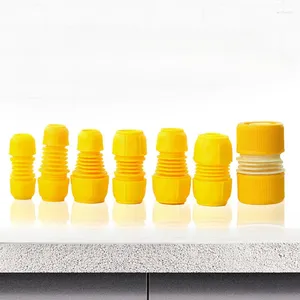 Kökskranar gummi flexibel vattenrör variabel diameter snabb fog gängad plastslang tillbehör