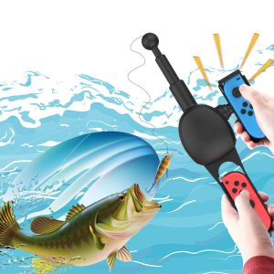 Gamepads 2022 NEW Fishing Rod Handgrip For Nintendo Switch Controller Portable Move Sense Stand Holder