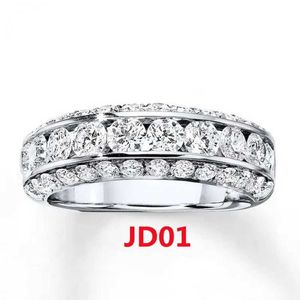 Bandringar TE22 Kvinnans förlovningsring Fashion Wedding Party Jewelry J240226