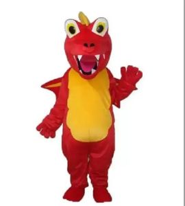 2024 Halloween Adult size Red Thorn Dragon mascot Costume for Party Cartoon Character Mascot Sale free shipping support customization