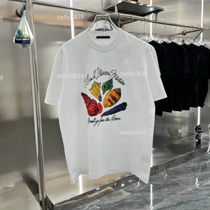 2024 Tees Mens Designers T Shirt Man Womens Tshirts مع رسائل طباعة الأكمام القصيرة القمصان الصيفية رجال Tees Size S-XXXL H2703