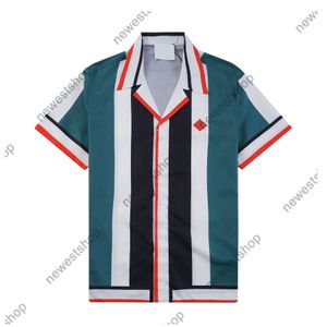 24SS Summer Mens Shirts designer tee luxury tshirt Classic letter print t shirt fashion womens blue stripe printed tshirts casual t-shirt tops