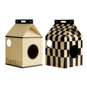 Scratchers Cat House Scracler Dikey Karton Giyim, INSTANT STIL MİLK KUTU KAT KAT PLAKA KAT AKSESUK TOY PET Mobilya Tedarik