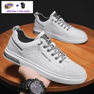 White Sneakers Breathable Casual Shoes Men Fashion Driving Walking Tennis Shoes for Male Breathable Men's Designer Hiking Shoe Black Outdoor Sports Item 1987 368 's
