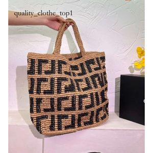 Straw Beach Bags Fashion Designer Woven Totes Large Capacity Letter F Summer Vacation Shopping Bags Travel Cacation Famous Brand Raffia Shoulder Bag 699