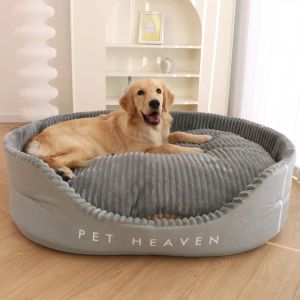 小さな大きな犬用マット犬のベッドパッド入りクッション猫用ペットハウススーパーソフト耐久性のあるマットレス取り外し可能なペットマット