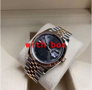 Hareket Erkek Tasarımcı İzler 36/41mm İzle Otomatik Paslanmaz Çelik 126334 Wimbledon Datejust Montre 28/31mm Mekanik Moissanite İzle Luminous SB003 C23