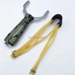 Hunting Slingshots New Professional Slingshot Sling shot Aluminium Alloy Slingshot Catapult Camouflage Bow Un-hurtable Outdoor Game Playing Tools YQ240226