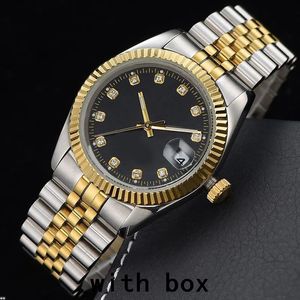Relógio de diamante de alta qualidade relógio feminino 41mm 36mm quartzo banhado a ouro pulseira senhora montre bp fábrica mens designer relógios datejust 31mm 28mm SB007 C23