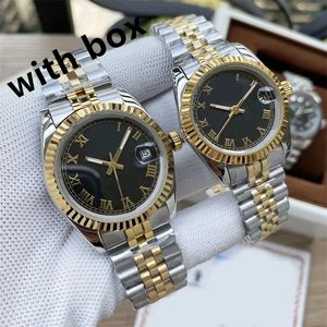 DateJust Perfect Watch Couples Style Full rostfritt stål Guldpläterad index Dial Montre de Luxe 28/31mm 116234 Designer Watches for Men 36/41mm Classic SB013 B4