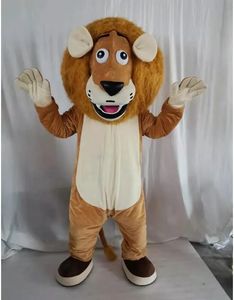 2024 Halloween Adult size Real Pictures lion mascot Costume for Party Cartoon Character Mascot Sale free shipping support customization