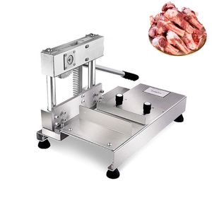 Meat Bone Cutting Machine Commercial Bone Cutter Stainless Steel for Home Chopping Guillotine Meat Slicer