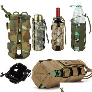 Borse da esterno Pacchetto di idratazione sportiva Assat Combat Camouflage Molle Bag Tasca tattica per bottiglia d'acqua No11-661 Consegna di goccia all'aperto Dhgxt