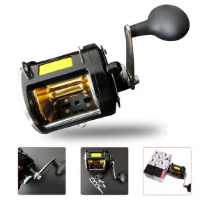 Reels TR12000 Big Trolling Drum Fishing Reels 3.4:1 Gear Ratio 8+1BBAluminum Alloy Reel Sea Fishing Reel