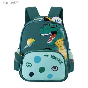 Backpacks przedszkole szkolne torba szkolna kreskówka dinozaur plecaki dla dzieci dla dzieci w wieku przedszkolnym batchel 2-6 lat urocze szkolne mochila escolar yq240226