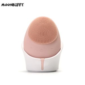 Dispositivi Wireless Ricarica Wireless Electric Facial Cleansing Brush Vibration Vibration Blackhead Pore Cleanser Waterproof Face Massager Tools