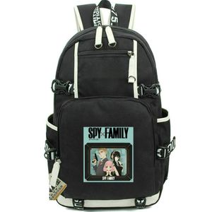 Spionfamiljens ryggsäck Anya Forger Daypack TBD Anime School Bag Cartoon Print Rucksack Casual School Bag Computer Day Pack