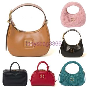 10a Miui Wander Borsa a tracolla Matelasse bowling tote Borsa firmata per donna uomo in pelle Luxurys Borse manico superiore mini Cross Body Clutch borsa pochette mezzaluna Borse