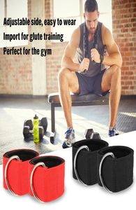 2020 Cheap Ankle Support Fitness Padded Ankle Straps for Cable Machines Adjustable Ankle Cuffs Glute Leg Workout9159143