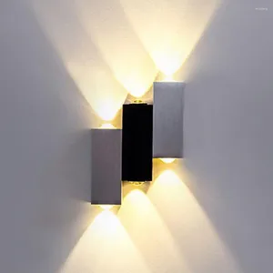 Duvar lambası 6W LED 120 Derece Modern Tasarım Yatak Odası Başucu Işıkları Garden Street Balkon Dekoru