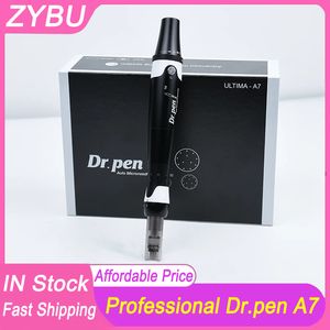 Corea Derma Pen Dr.pen A7 Elettrico Microneedle Rolling System Dermaen Wired Sopracciglia Trucco Permanente Pistola per tatuaggi 2 pezzi 12 Pin Cartucce ad ago Meso Terapia