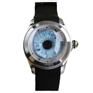 Luxury men's watch, master,automatic mechanism, stainless steel case, Devil's Eye dial, rubber strap, needle buckle, 47mm