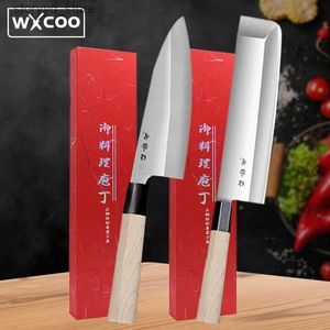 Kitchen Knives Japanese Kitchen Knife Professional Sashimi Knife Sushi Salmon Sharp Butcher Meat Cleaver Cutting Fish Raw Fruit Chef Knife Q240226