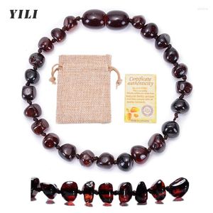 Strand Baltic Amber Teething Bracelet Anklet For Baby Adult Certified Authentic Beads Handmade Jewelry Gifts 7 Sizes 5 Colors