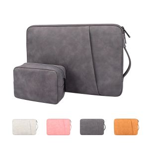 Zaino Borsa portatile impermeabile per laptop Custodia in pelle PU Custodia per notebook 13.3 14 15.6 pollici per computer Macbook Pro HP Acer Xiaomi Women