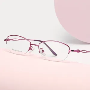 Sunglasses Frames Luxury Eyeglasses Small Optical Frame Suitable For High Strength Power Women Prescription Glasses Oval Shape Spectacle