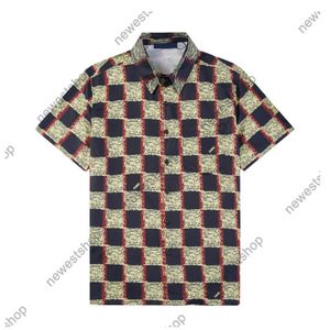 24ss yaz erkek gömlek tasarımcısı tee lüks tshirt klasik mektup baskı tişört moda erkekler kafes basılı tişörtler gündelik tişört üstleri