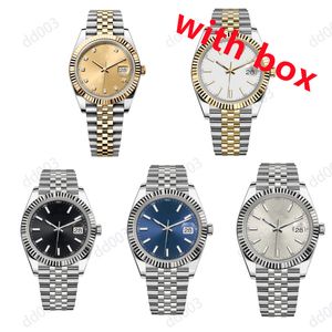 Womens mens relógio designer de moda relógios feriado originalidade presente aço inoxidável montre datejust relógios mecânicos à prova d'água 41mm 36mm 31mm 28mm SB015 B4