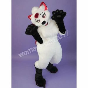 2024 Hot Sales white Fox Mascot Costume Fancy dress carnival Cartoon theme fancy dressFancy Dress For Men Women