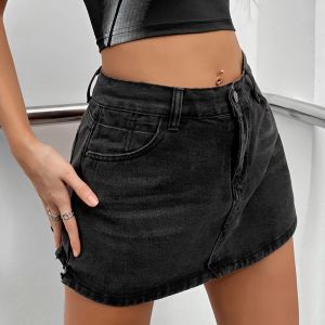 Jeans pantaloncini di jeans donne estate 2023 gamba dritta joggers strappato pantaloni abbigliamento di moda pantalone cortos