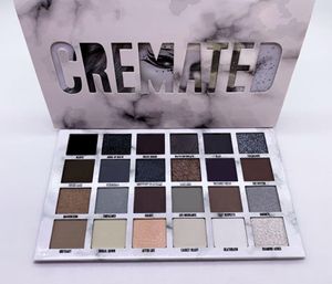 Nowa gwiazda kremowana paleta cieni do powiek 24 Kolor Cremated Shadow Makeup Palet Metallic Nude Shimmer Mat Wysoka jakość w magazynie 6052602