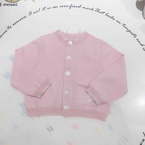 Luxury kids cardigan lovely pink baby sweater Size 73-150 child Long sleeved pullover Knitted infant Jacket Dec20