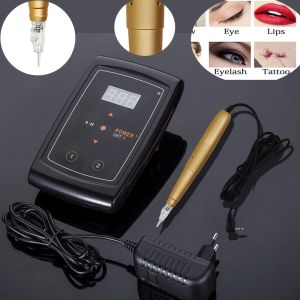 Guns Microblading Eyebrow Tattoo Cartridge Needles Digital Machine Micropigmentation Permanent Makeup Dermografo Merlin Tattoo Pen