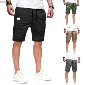 Herren Shorts Sommer Baumwolle Cargo Shorts Männer Militärische Taktische Klappentaschen Bermudas Jogger Lose Arbeit Casual Kurze Männer Fitness Kurze Hosen 240226