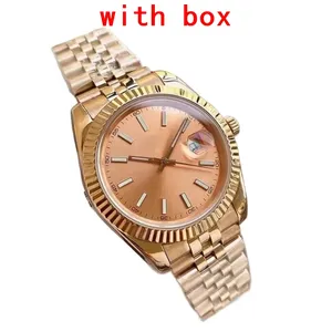 Designer Watch Luxury Mens Watch Water Proof Paslanmaz Çelik 36/41mm 126234 Montre Homme Ayarlanabilir Wimbledon Datejust Saatler Kutu Jubilee SB022 C23