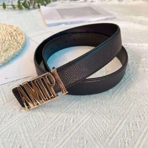 Amirs Designer Amirss Belt Letter Buckle Truck Driver Mens Belt Luxury Solid Color Classic Belts Pin Casual Bredd 38 cm Fashion Gift Amis Belt Fashion Amirs Belt 2215