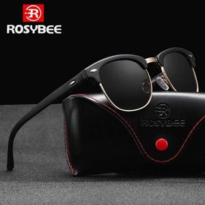 サングラスROSYBEE UV400メンズ用の偏光サングラス