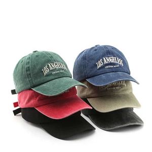 Top Caps Erkek ve Kadın Moda Beyzbol Şapkası Pamuk İşlemeli Şapka Pamuklu Yumuşak Üst Şapka Sıradan Retro Tepe Şapkası Unisex J240226