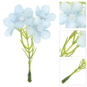 Fiori decorativi 20 pezzi di fiori artificiali accessori per capelli per copricapo decorativo