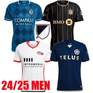 2024 League Football Club Vancouver San Jose Earthquake Los Angeles Kansas City Athletic Men's Soccer Jersey 24 25 Home and Away Fans Jersey S-XXL Men's Edition