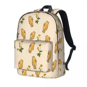 Backpack Cartoon Bear Cute Flowers Animal Kawaii Backpacks Christmas Gift Female Outdoor Style Large School Bags Design Rucksack