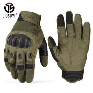 Военные тактические перчатки с сенсорным экраном, армейские перчатки для пейнтбола, стрельбы, страйкбола, боевые, противоскользящие, с жесткими костяшками, перчатки с полным пальцем для мужчин и женщин Y2316p